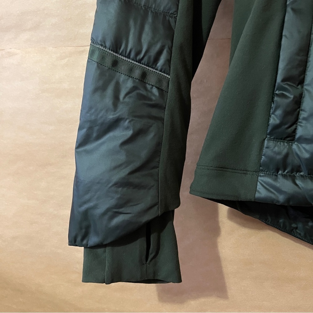 Lululemon | Down For A Run Jacket II Gator Green Zip Up Puffer Goose Down Size 6 - Picture 9 of 15
